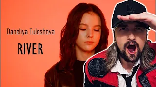 FIRST TIME hearing Daneliya Tuleshova - River (Bishop Briggs cover) REACTION!!!