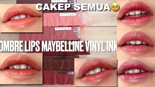 OMBRE LIPS PAKAI MAYBELLINE SUPERSTAY VINYL INK | CANTIK COCOK DI SEMUA SKINTONE😍 | Maria Soelisty