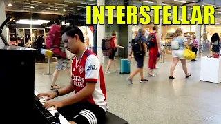 Playing the Interstellar Movie Theme in a Busy Train Station | Cole Lam 15 Years Old