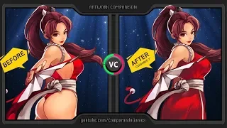Artwork Comparison of The King of Fighters Online (KOF'97 vs KOF'98) Side by Side Comparison