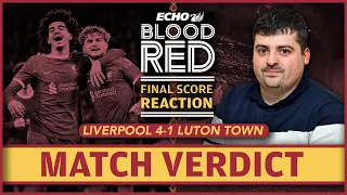 Final Score Reaction | Liverpool 4-1 Luton Town | LIVE