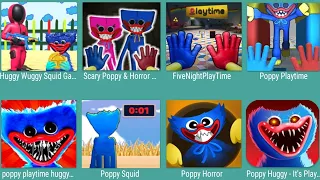 Huggy Wuggy Squid Game,Scary Poppy & Horror,FiveNight Playtime,Poppy Playtime,Poppy Playtime Huggy