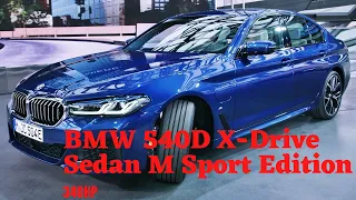 Tanzania Blue BMW 540D X-Drive Sedan M Sport Edition 340HP