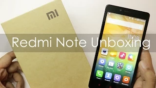 Xiaomi Redmi Note Budget Phablet Unboxing & Hands on Overview