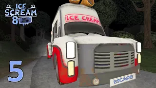 Ice Scream 8 Gameplay Easy Mode Full Walkthrough Part 5 | Ice Cream 8 Final Chapter Museum Ending