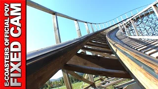 Mammut Tripsdrill - Roller Coaster POV On Ride Wooden Coaster Gerstlauer (Theme Park Germany)