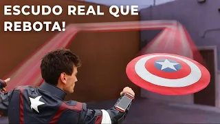 Escudo del CAPITAN AMERICA REAL que VUELVE HACIA TI! - Salta MAS DE 30 METROS!!!