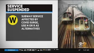 W Train Suspended