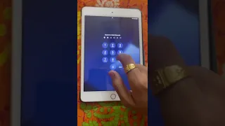 Forgot password.Unlock iPad without passcode