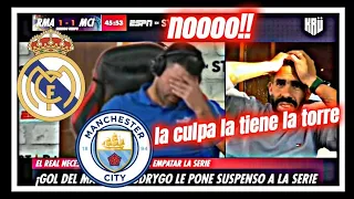 KUN AGUERO Y CARLOS TEVEZ REACCION A EPICA REMONTADA //DEL REAL MADRID 3 - MACHESTER CITY 1