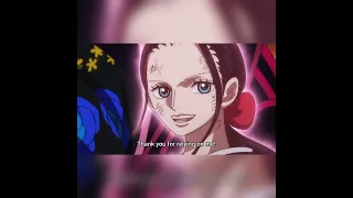 Robin thanks Sanji for relying on her with a wink |4k| (One Piece ep1021)