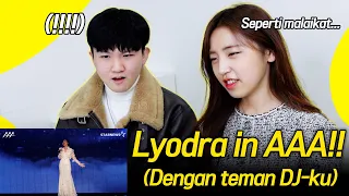 [REAKSI KOREA] LYODRA - SANG DEWI live❤️ | Mengenalkannya kepada temanku🔥