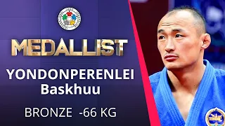 YONDONPERENLEI Baskhuu Bronze medal Judo World Judo Championships Seniors Hungary 2021