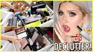 Eyeshadow Palettes & Primers (etc) 🔪 ORGANIZE AND DECLUTTER MY MAKEUP COLLECTION! 😏