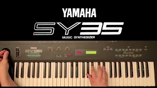 Yamaha SY35 Demo: The Presets | No Talking | Moot Booxle