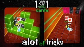 1 vs 1 with santa🔥 block dash legendary 😍