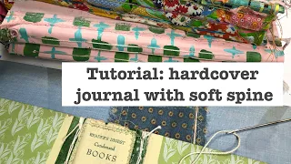 Tutorial: Hardcover journal with a soft spine