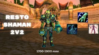 Resto Shaman PvP 2v2 WoW Dragonflight