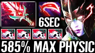 🔥 585% CRIT Phantom Assassin Bloodthorn + Coup de Grace — 100% MAX PHYSIC Imba Carry Dota 2 Pro