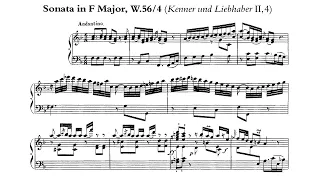 CPE Bach: Sonata in F major Wq.56 / 4 - Artur Balsam, 1960 - MHS 558