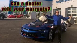 Do mods to your car void your warranty?