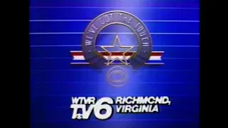 February 1986 CBS Commercial Breaks/News 6 Open (WTVR Richmond)