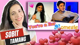 Singing bad at first but blowing them with HINDI SONG LATER - SOBIT TAMANG ( REACTION) Mitthi Reacts