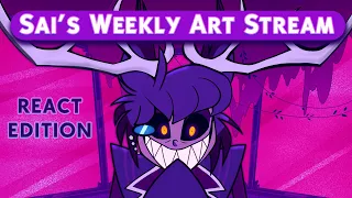 Reacting to Lily Orchard's Hazbin Hotel Video - Sai's Weekly Art Stream