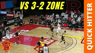 Half-Court Offense vs 3-2 Zone | Quick Hitter Plays