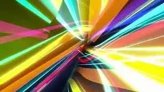 Rainbow Warp Tunnel | Mesmerizing 4k Screensaver | Colorful Background Video