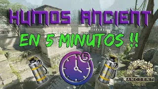 CS2 Todos los Humos Ancient en 5 minutos !!