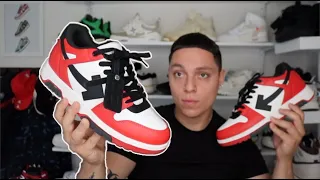 OFF-WHITE Out of Office OOO Red White Black Sneaker (Review) + ON FOOT