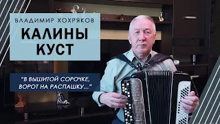 Калины куст под БАЯН с текстом! Живая музыка! Пой под баян! Песня анс. Веселуха