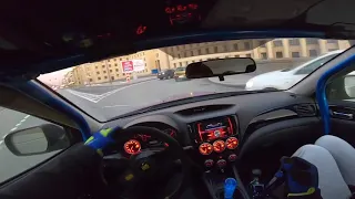 Russian drift in the city