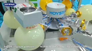 Full Automatic Balloon Screen Printing Machine 2 Color Latex Balloon Screen Printer Globos Imprenta