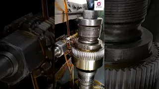 Turning and polishing a 60Z steel gear using a hoop machine