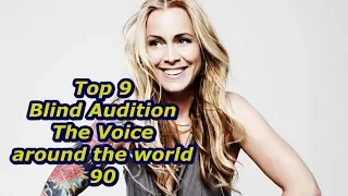 Top 9 Blind Audition (The Voice around the world 90)