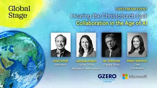 LIVE: Hearing the Christchurch Call: Collaboration in the Age of AI | Global Stage | GZERO Media