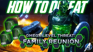 Marvel's Avengers | HOW TO BEAT SUPER ADAPTOID ! Omega Level Threat  Family Reunion - Complete Guide