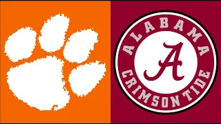 2018 College Football:  (#2) Clemson vs. (#1) Alabama (Field Pass) (Full Game)