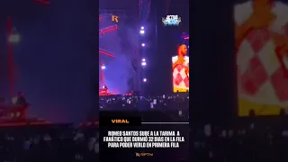 Romeo Santos en Perú Sube a Tarima y canta con Fanático que durmió 32 Días para verlo.