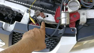 How to install vacuum actuated exhaust cut-out 2004 Nissan Sentra ser specV