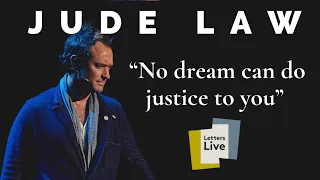 Jude Law reads a letter from a father to his newborn son