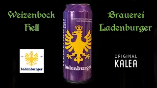 Weizenbock Hell, Brauerei Ladenburger COSTCO 2021 KALEA BEER ADVENT CALENDAR 🇩🇪 Germany 🇩🇪