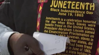 Tomorrow is Juneteenth: A celebration of the emancipation of slaves in the U.S. back in 1865