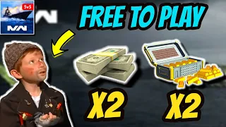FASTEST WAY TO EARN GOLD AND DOLLARS FOR FREE TO PLAY PLAYERS - Modern Warships
