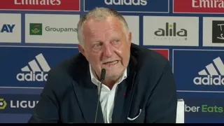 Le discours scandaleux de Jean Michel Aulas après l'arrêt du match OL-OM 🤬🤬🤬
