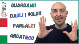 I PRONOMI con il MODO IMPERATIVO (DIRETTO) | Impara l'italiano con Francesco