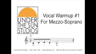 Vocal Warmup #1 for Mezzo-Soprano