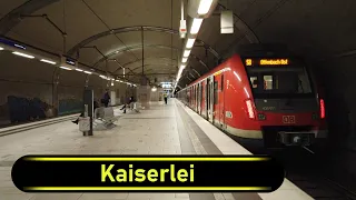 S-Bahn Station Kaiserlei - Offenbach 🇩🇪 (S-Bahn Rhein-Main) - Walkthrough 🚶